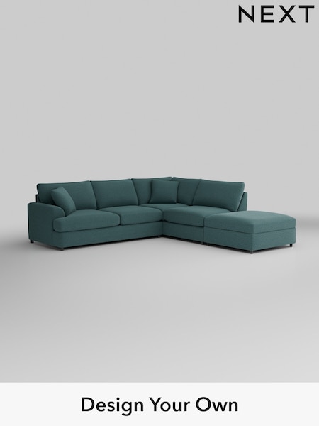 Chunky Chenille/Mid Teal Green Parker Platform (K88681) | £2,699