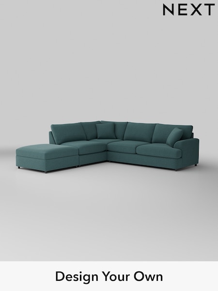 Chunky Chenille/Mid Teal Green Parker Platform (K88681) | £2,699
