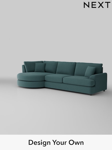 Chunky Chenille/Mid Teal Green Parker Platform (K88681) | £2,325