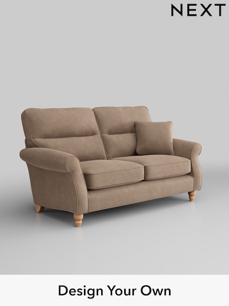 Luxe Chenille/Mid Natural Ashford Highback (K88689) | £1,425