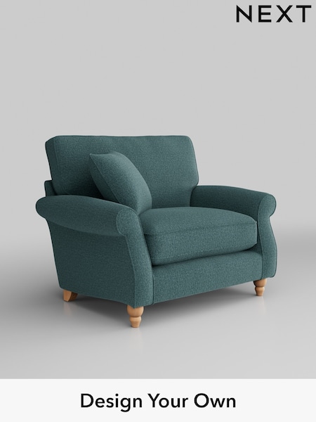 Chunky Chenille/Mid Teal Green Ashford Relaxed Sit (K88698) | £1,025