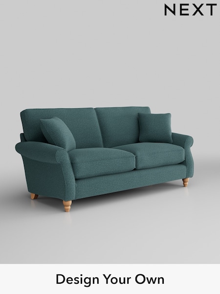 Chunky Chenille/Mid Teal Green Ashford Relaxed Sit (K88698) | £1,425