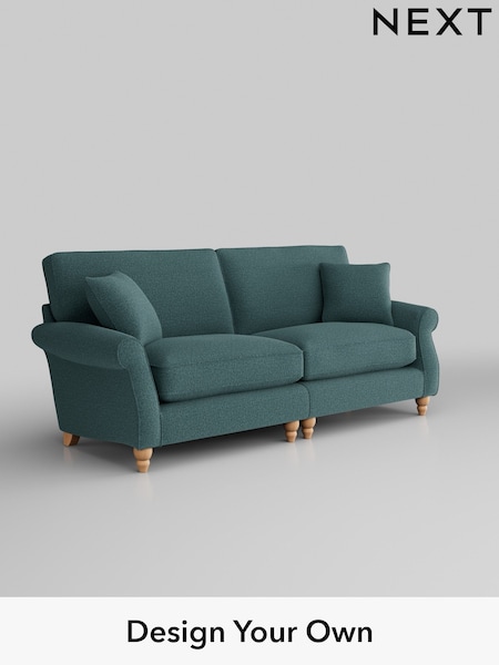 Chunky Chenille/Mid Teal Green Ashford Relaxed Sit (K88698) | £1,525