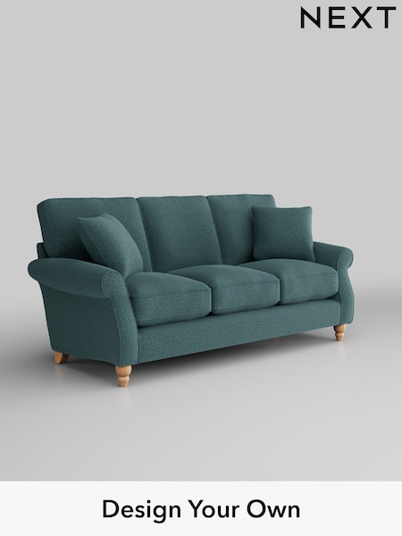 Chunky Chenille/Mid Teal Green Ashford Relaxed Sit (K88698) | £1,425