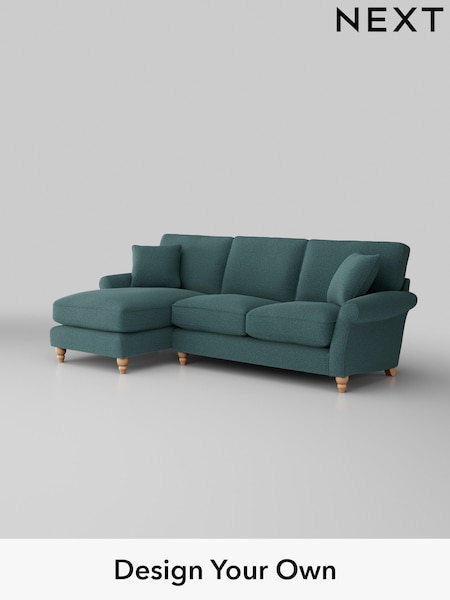 Chunky Chenille/Mid Teal Green Ashford Relaxed Sit (K88698) | £2,025