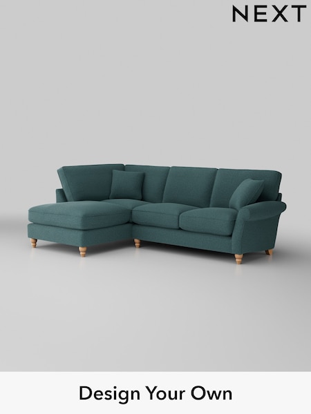 Chunky Chenille/Mid Teal Green Ashford Relaxed Sit (K88698) | £2,075