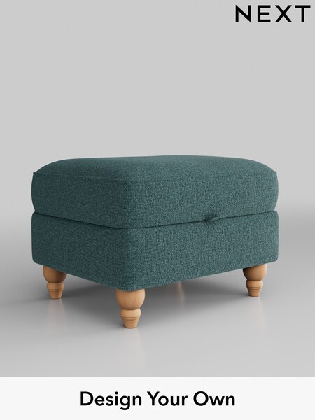 Chunky Chenille/Mid Teal Green Ashford Highback (K88699) | £499