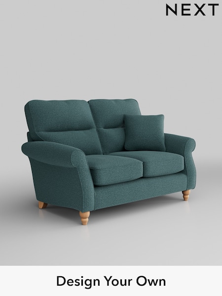 Chunky Chenille/Mid Teal Green Ashford Highback (K88699) | £1,225