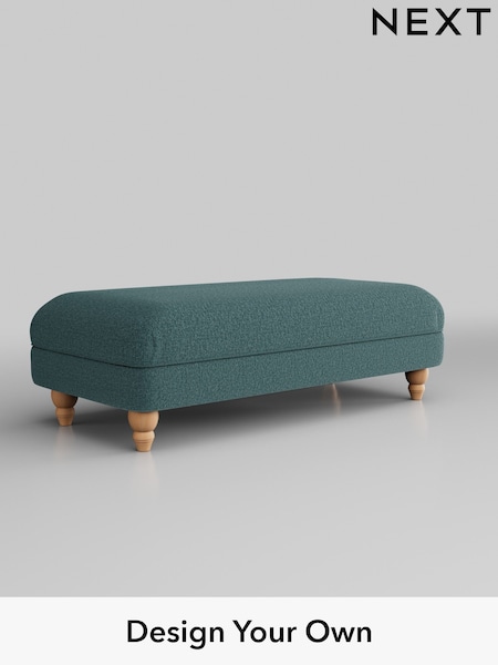 Chunky Chenille/Mid Teal Green Ashford Highback (K88699) | £475