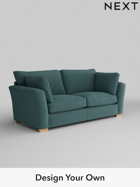 Chunky Chenille/Mid Teal Green Heath Highback (K88730) | £1,325