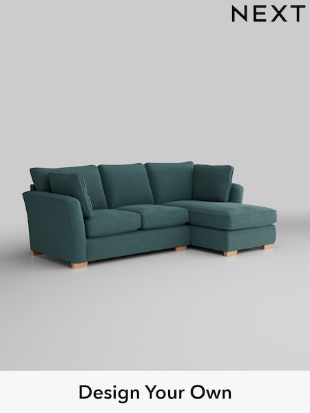 Chunky Chenille/Mid Teal Green Heath Highback (K88730) | £1,899