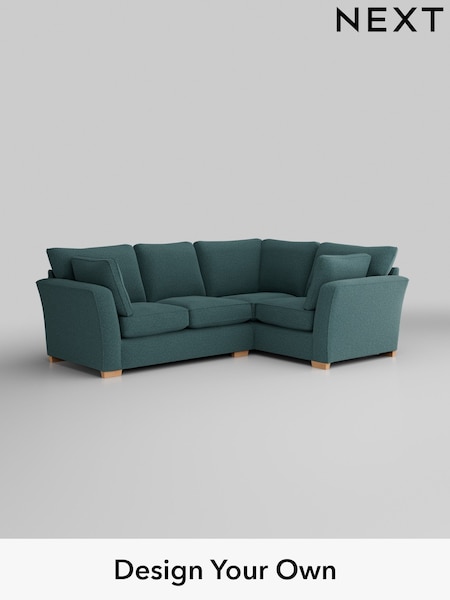 Chunky Chenille/Mid Teal Green Heath Highback (K88730) | £2,050