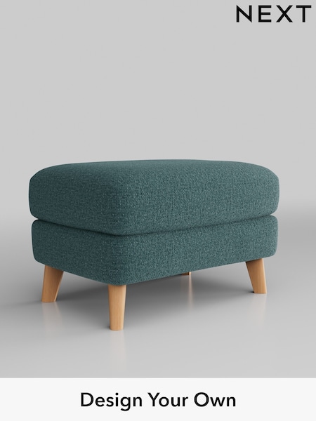 Chunky Chenille/Mid Teal Green Conway Relaxed Sit (K88736) | £425