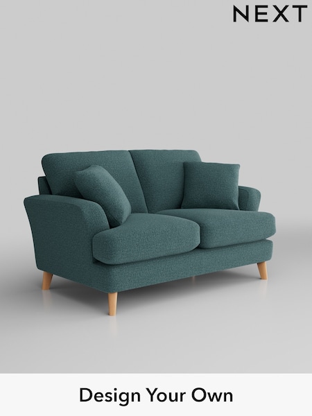 Chunky Chenille/Mid Teal Green Conway Relaxed Sit (K88736) | £1,150