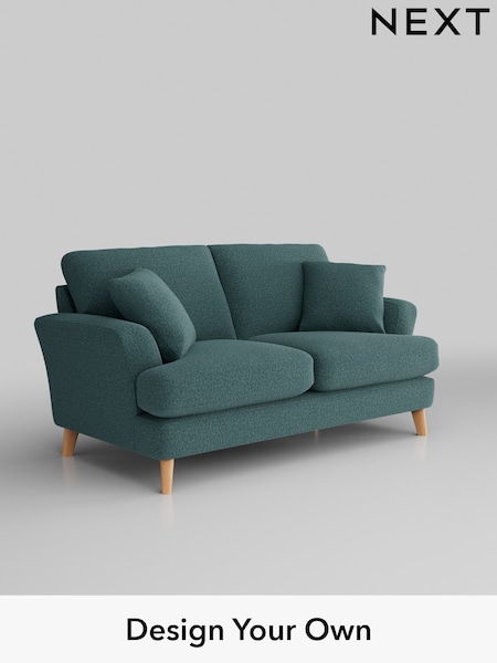 Chunky Chenille/Mid Teal Green Conway Relaxed Sit (K88736) | £1,250