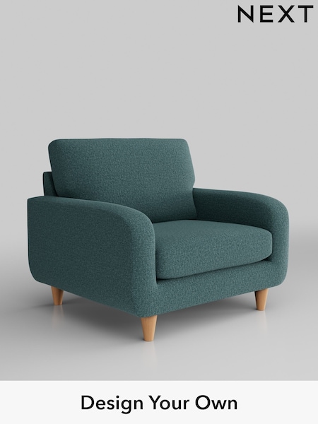 Chunky Chenille/Mid Teal Green Camden (K88744) | £650