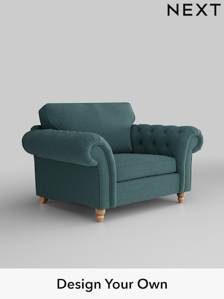 Chunky Chenille/Mid Teal Green Gosford Highback Ii Deep Sit (K88745) | £1,175