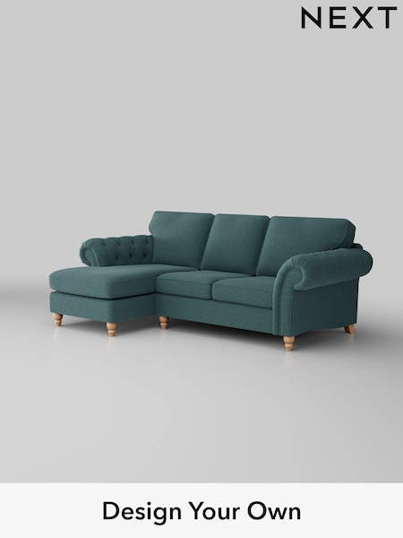 Chunky Chenille/Mid Teal Green Gosford Highback Ii Deep Sit (K88745) | £2,525