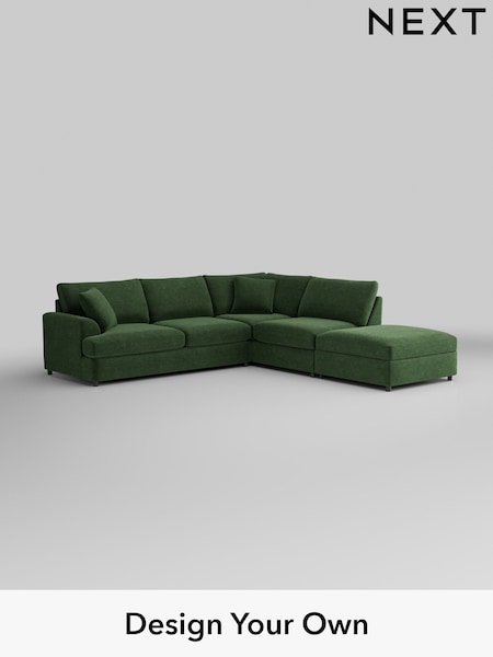 Luxe Chenille/Dark Green Parker Platform (K89045) | £2,799
