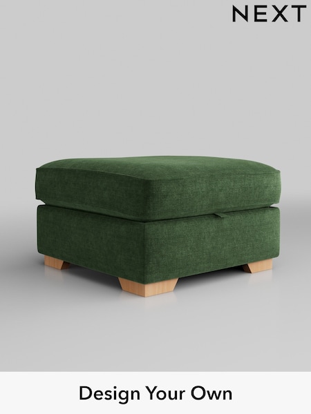 Luxe Chenille/Dark Green Stamford Grand Relaxed Sit (K89056) | £550