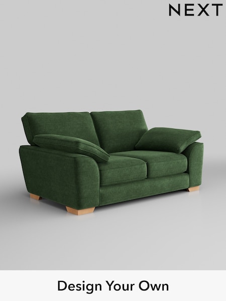 Luxe Chenille/Dark Green Stamford Grand Relaxed Sit (K89056) | £1,750