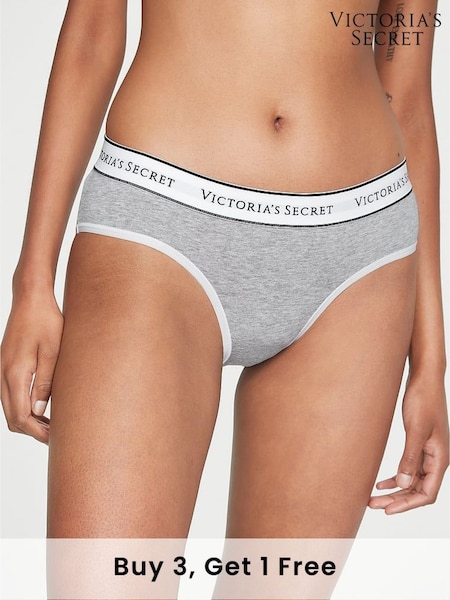 Victoria's Secret Grey Heather Hipster Knickers (K89107) | £9