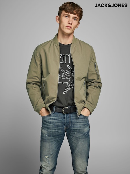 JACK & JONES Green Bomber Jacket (K89881) | £40