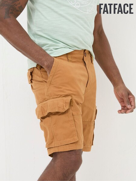 FatFace Breakyard Brown Cargo Shorts (K90635) | £30