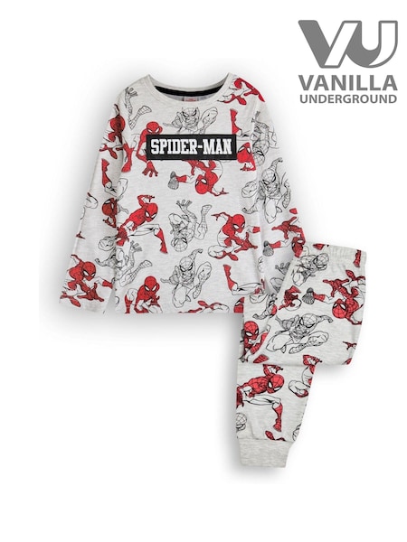 Vanilla Underground Grey Boys 100% Cotton Licensed Pyjamas (K91480) | £16
