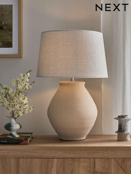 Terracotta Orange Claydon Table Lamp (K92654) | £99