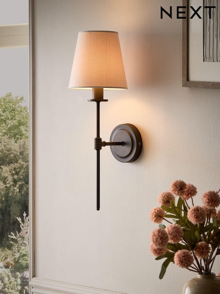 Brass Carolina Wall Light (K92679) | £38