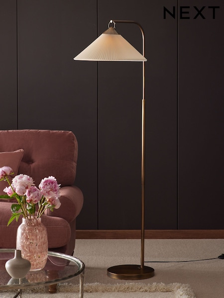 Brass Tate Floor Lamp (K92693) | £140