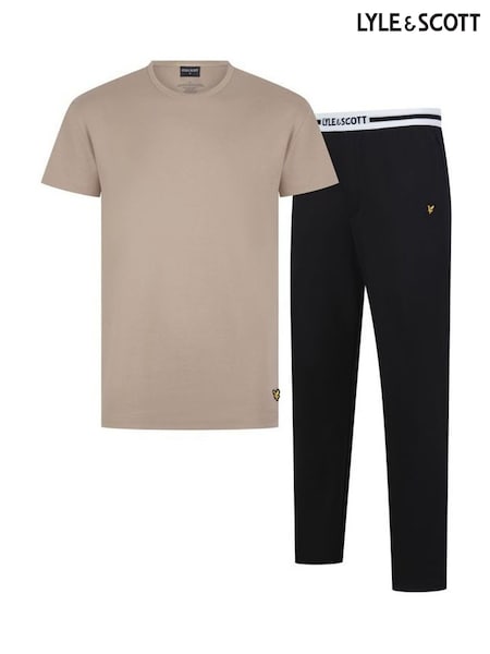 Brown - Regular Lyle & Scott Claudio Sleepwear Set