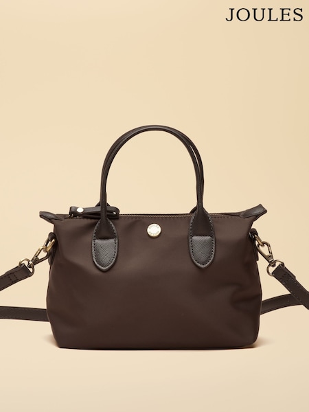 Chocolate Brown - Joules Mini Crossbody Handbag