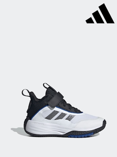 adidas White Own the Game 3.0 Trainers (K94254) | £38
