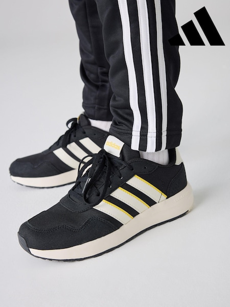 adidas Black Run 60s Trainers (K94344) | £38