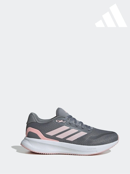 adidas Grey Runfalcon 5 Trainers (K94531) | £50
