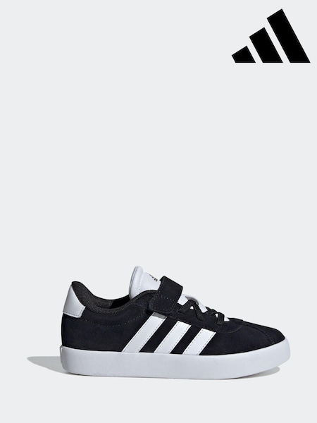 adidas Black VL Court 3.0 Trainers (K95034) | £33
