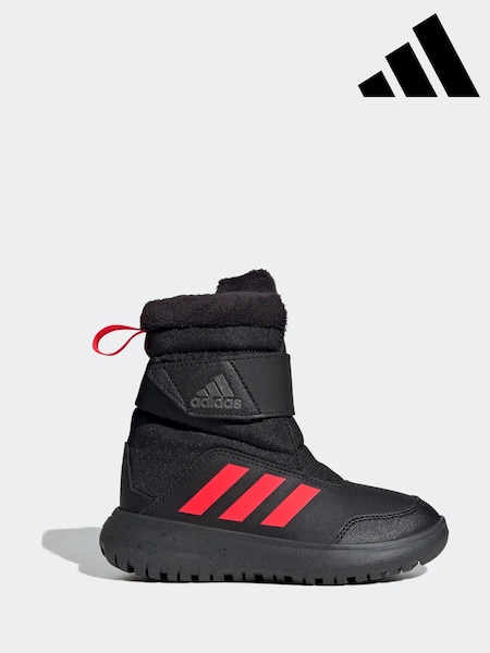 adidas Black Winterplay Trainers (K95116) | £38
