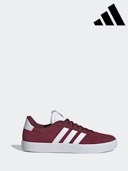adidas Red VL Court Trainers (K95179) | £60