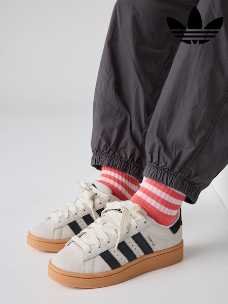 adidas Grey/Black Junior Campus 00s Trainers (K95245) | £70