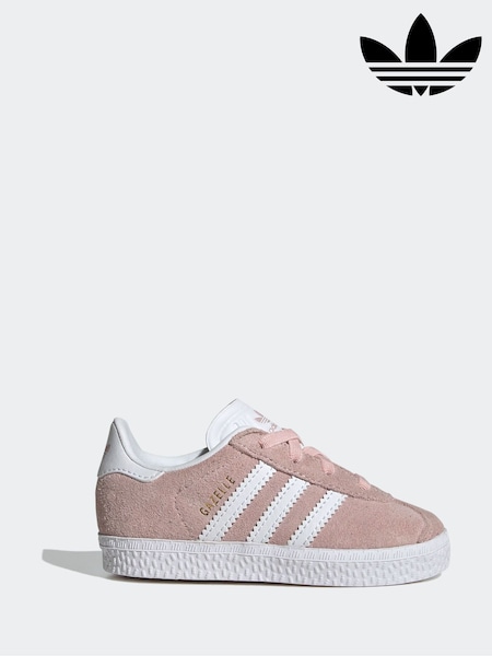 adidas Originals Pink Gazelle Comfort Closure Elastic Trainers (K95913) | £40