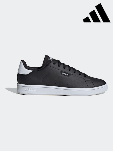 adidas Dark Black Urban Court Trainers (K96112) | £40