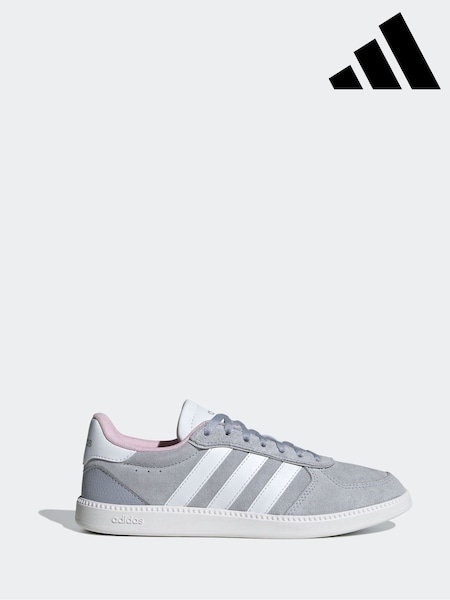 adidas Grey Chrome Breaknet Sleek Trainers (K96699) | £50