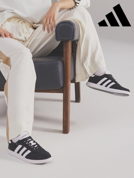 adidas Light Black Breaknet Sleek Trainers (K96782) | £50