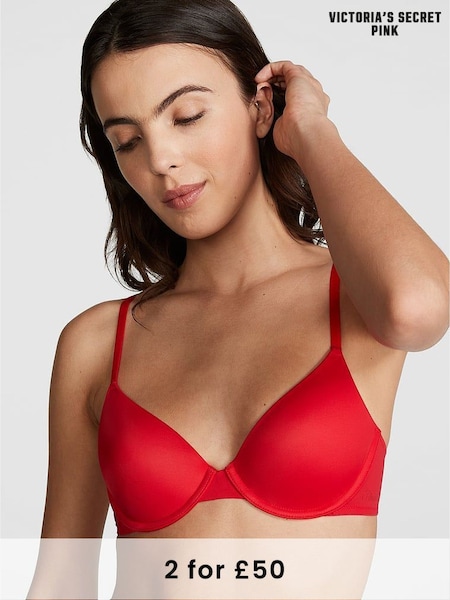 Victoria's Secret PINK Red Pepper T Shirt Bra (K97365) | £29