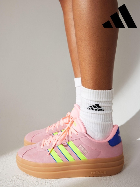 adidas Pink VL Court Bold Trainers (K97373) | £70