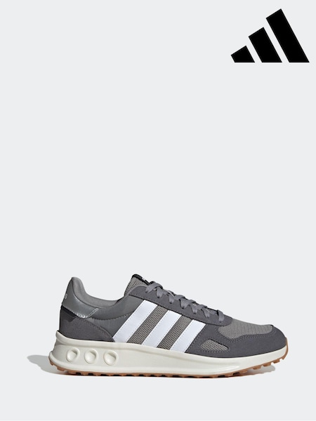 adidas Grey Chrome Run 84s Trainers (K97826) | £70