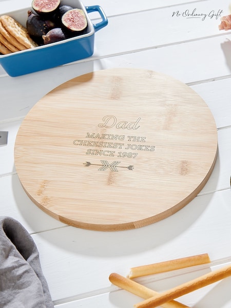 Personalised Father's Day Dad Cheese Board By No Ordinary Gift