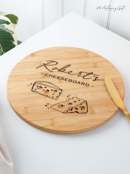Personalised Wooden Cheeseboard By No Ordinary Gift